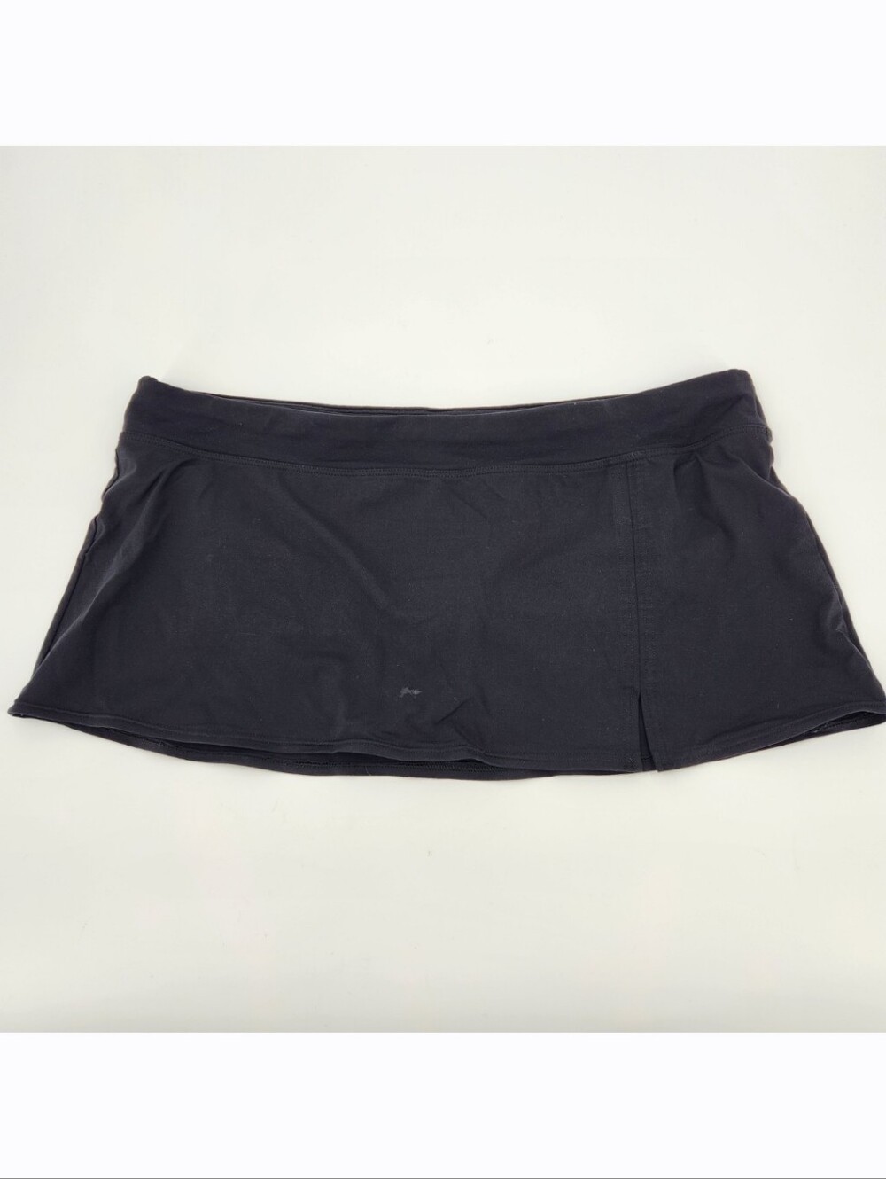 Lands End Swim Skirt Micro Bottom Womens Size 14 Black